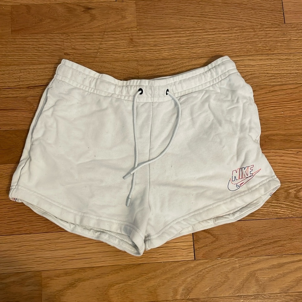 White Nike Shorts